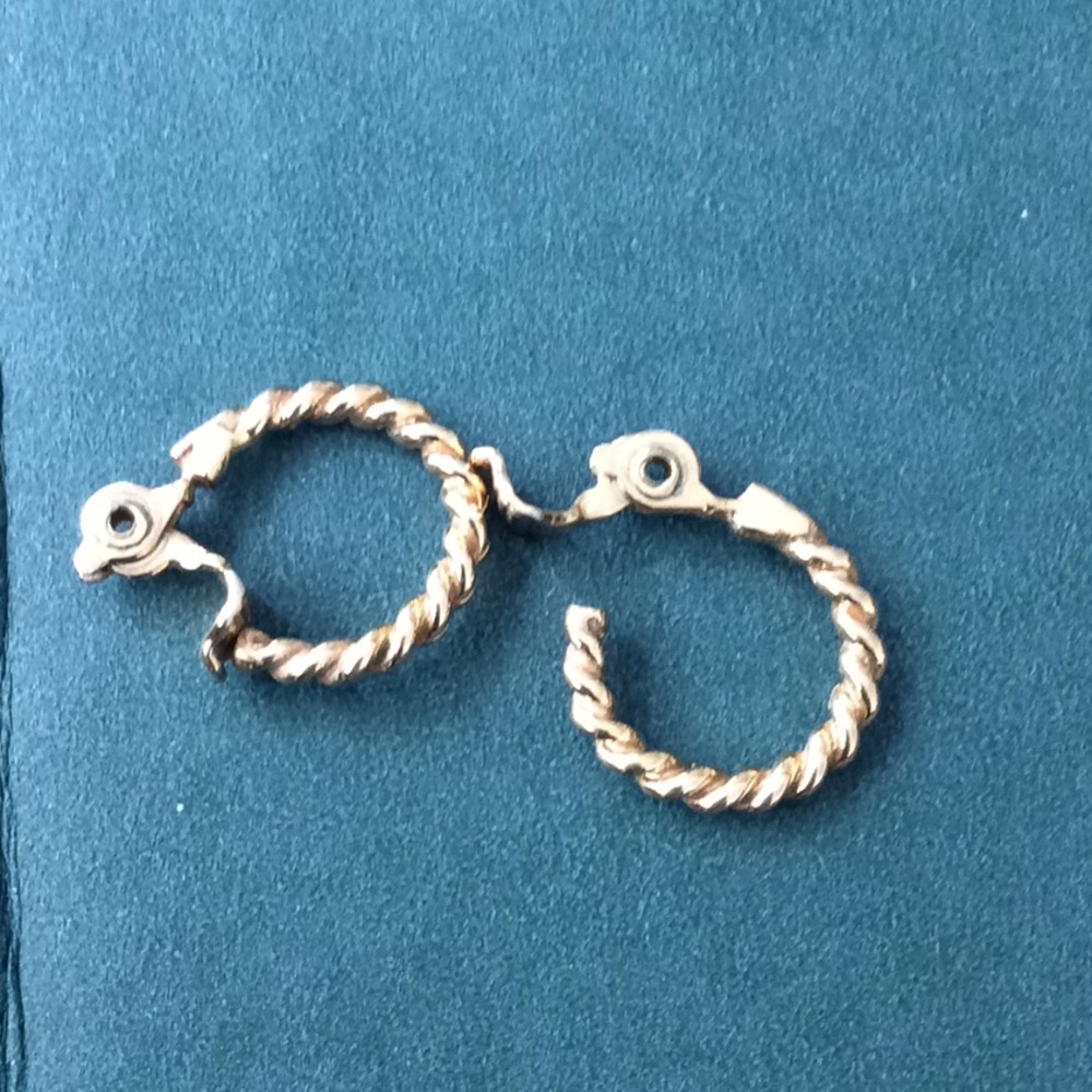Gold earrings